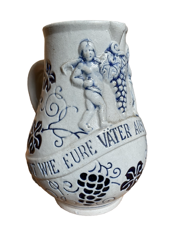 Vintage Stoneware Creamer Pitcher