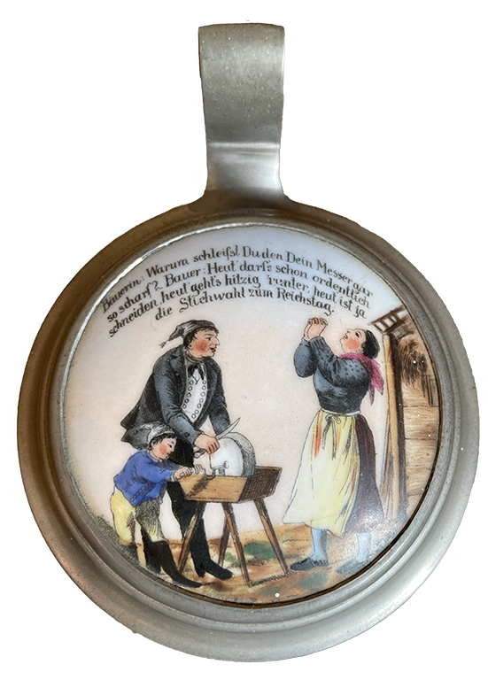 Vintage Glass Beer Mug