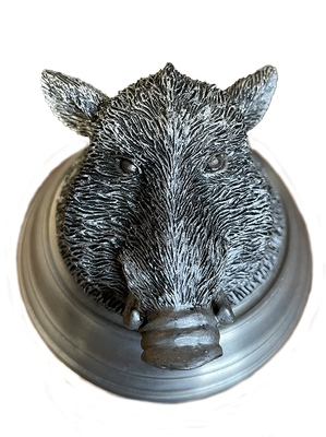 Wild Boar Glass Beer Stein