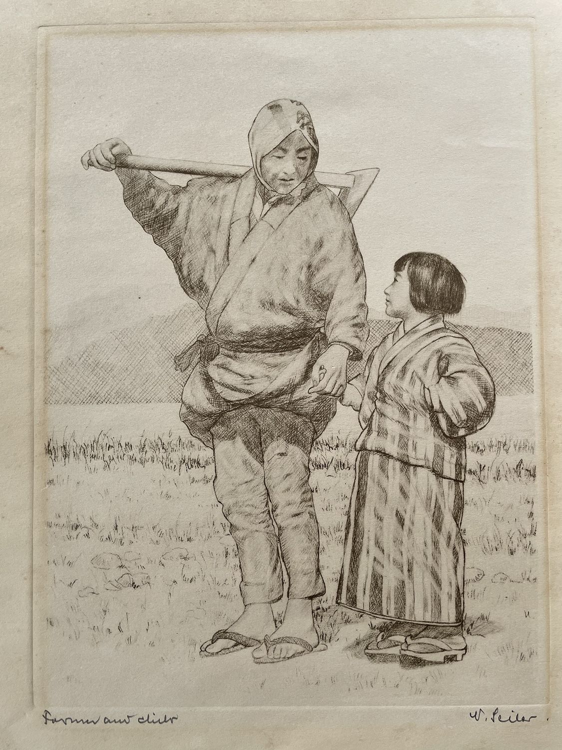 Farmer and Child