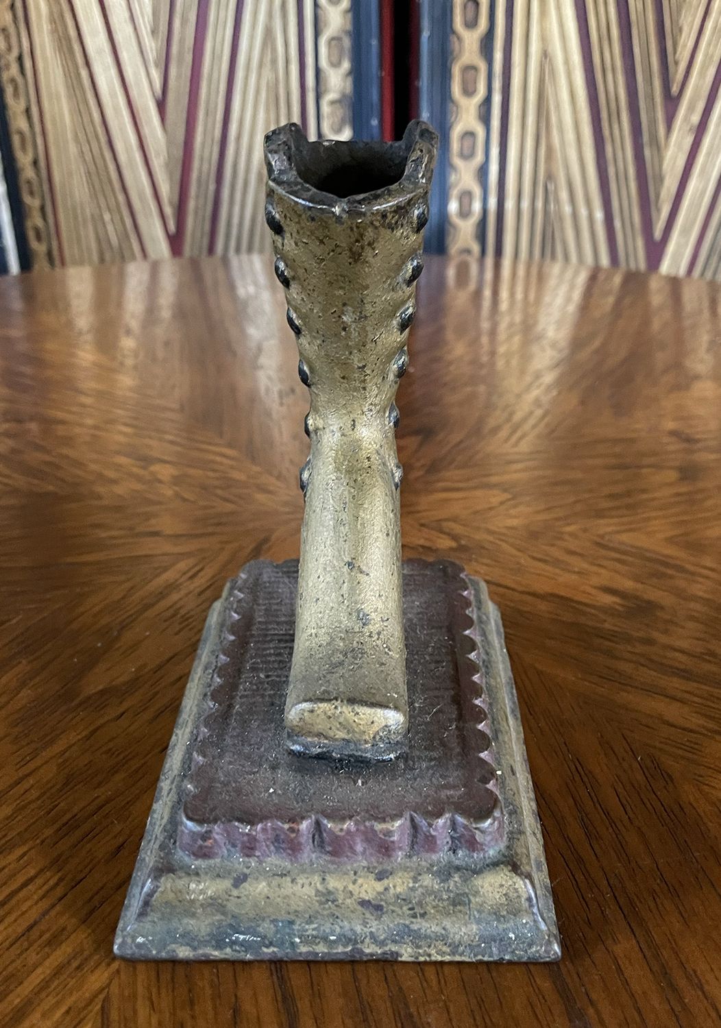 Victorian Cast Iron Match Holder