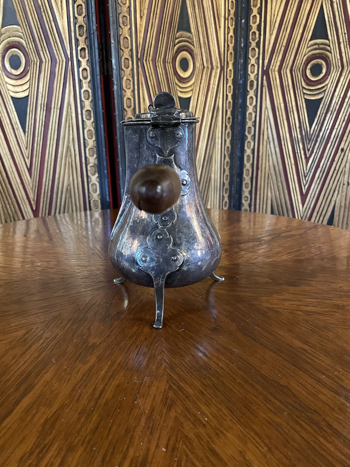 18th century French Silver-Plate Chocolatier