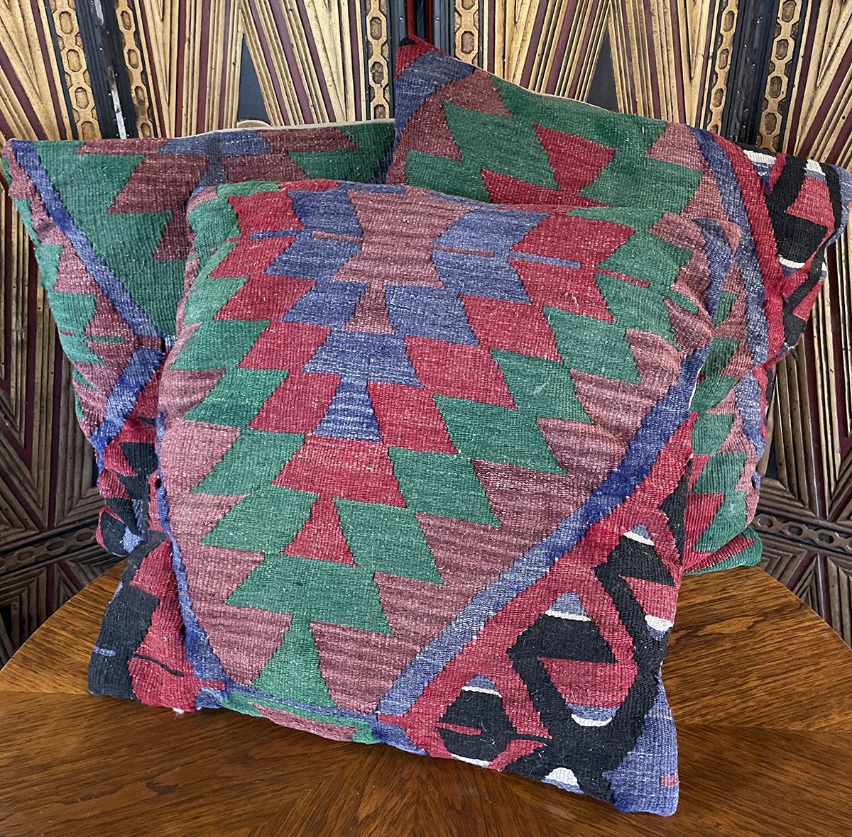 Set of three Turkish Kilim Pillows