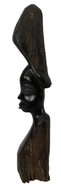 Antique African Female Carving