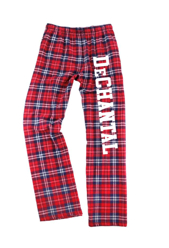 Flannel Pants Youth Red