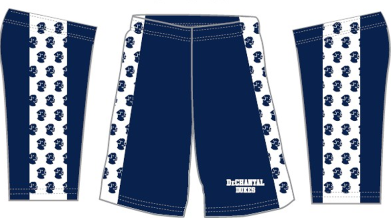 Duke Dog Shorts 5 inch inseam - Youth &amp; Adult sizes