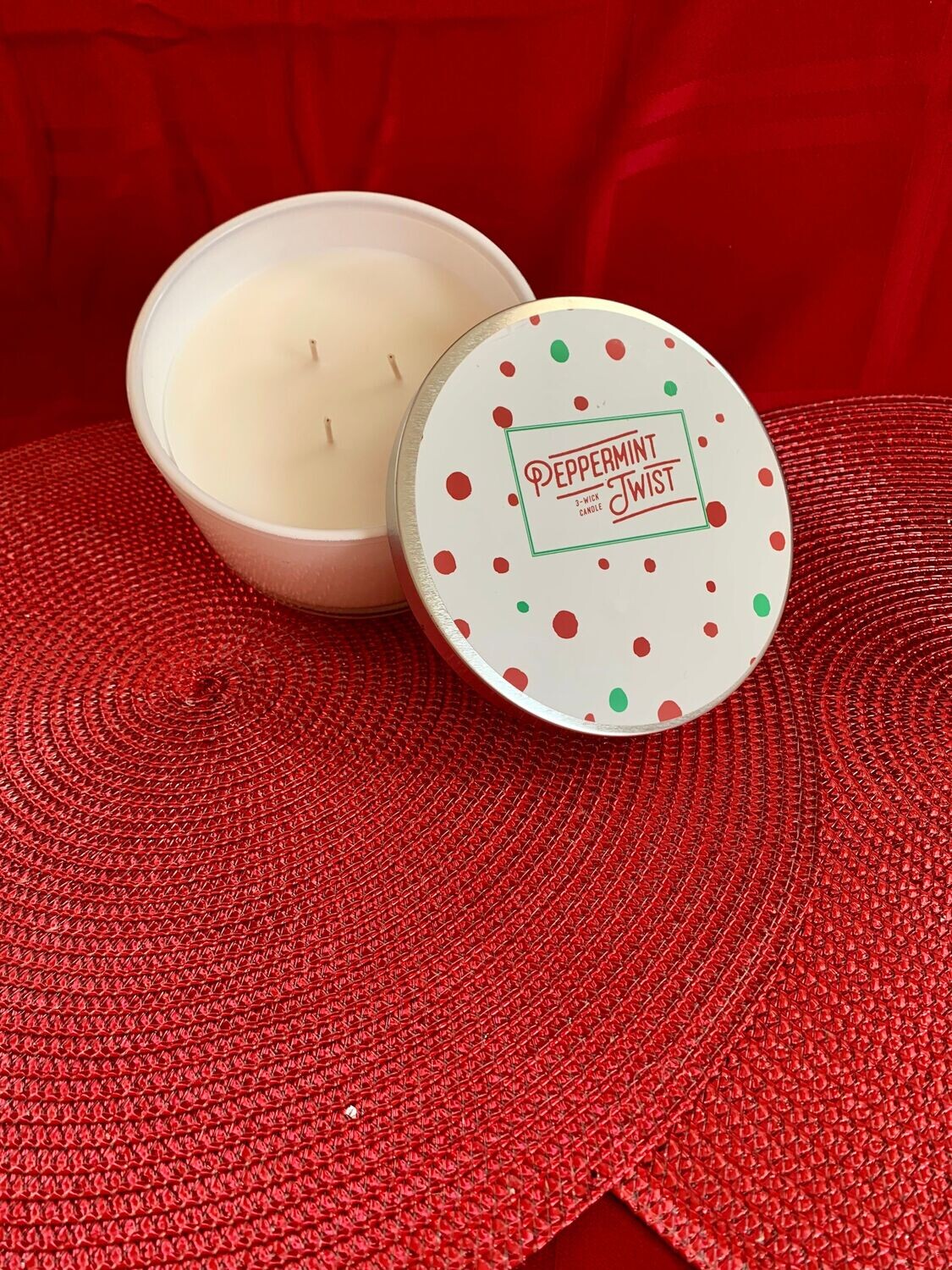 Peppermint Twist, 14oz,  3-wick candle