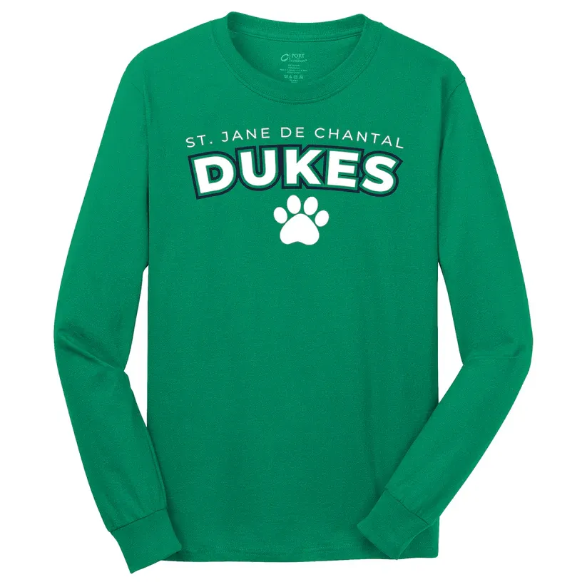 Green Long Sleeve T-Shirt (Adult)