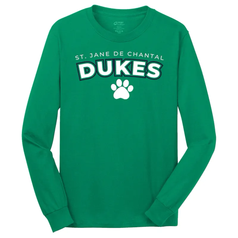 Green Long Sleeve T-Shirt (Adult)