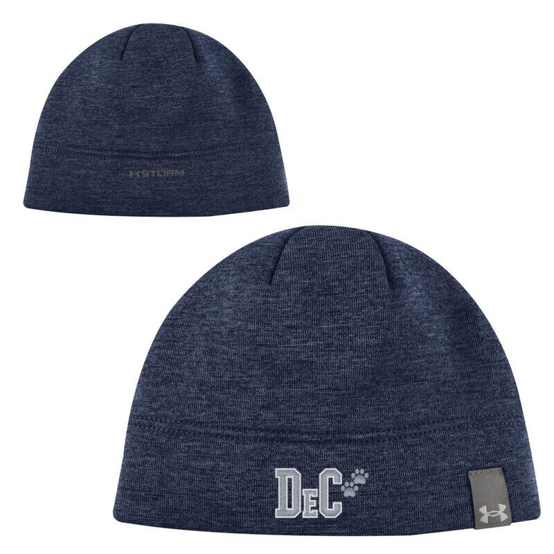 Navy Under Armour Storm Fleece Beanie Hat - Adult