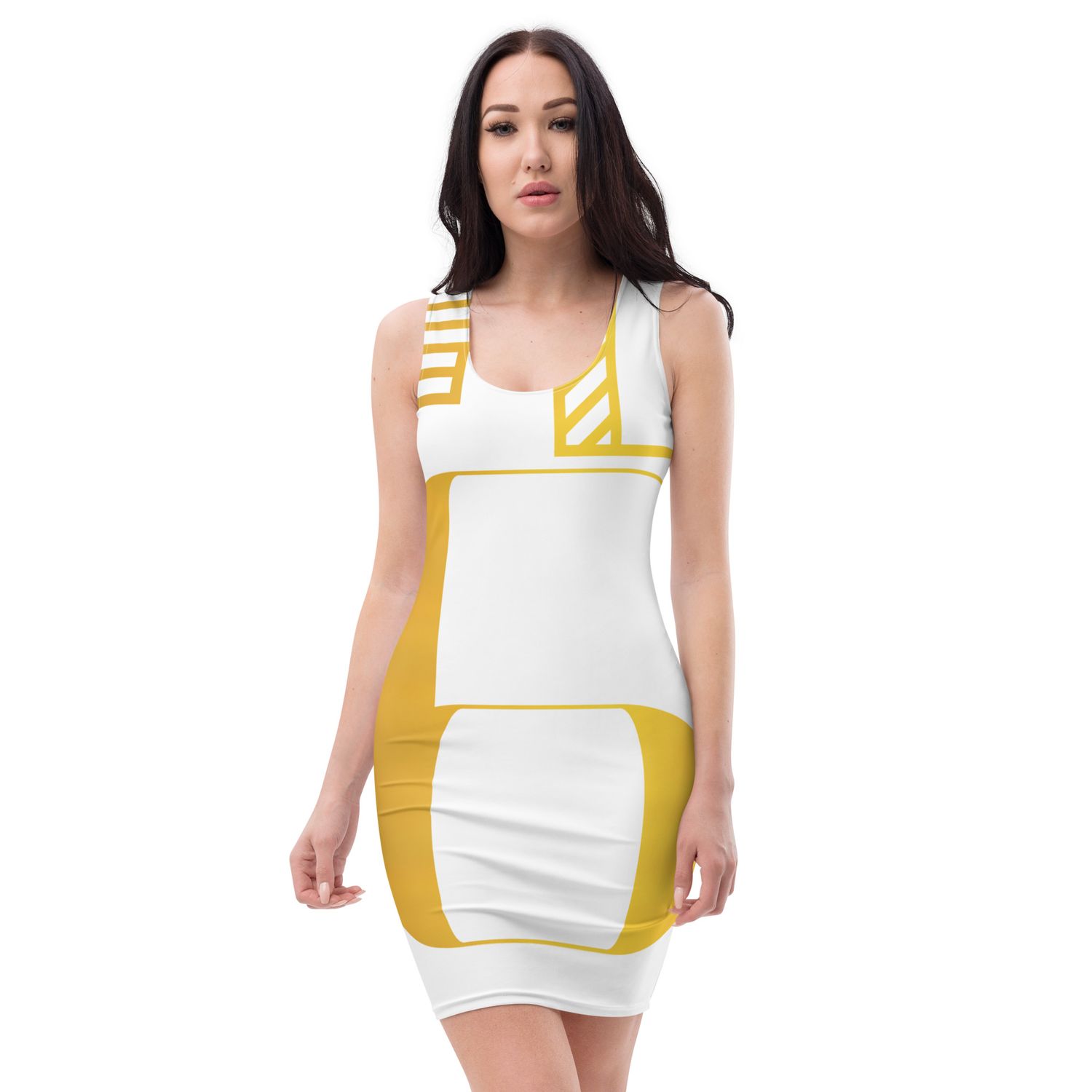 The Floor62 Golden Collectible Bodycon Dress