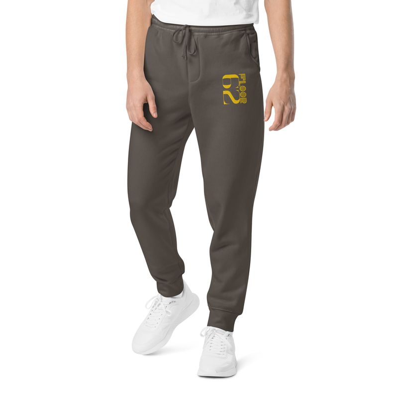 The Floor62 Inverted Logo Unisex pigment-dyed sweatpants