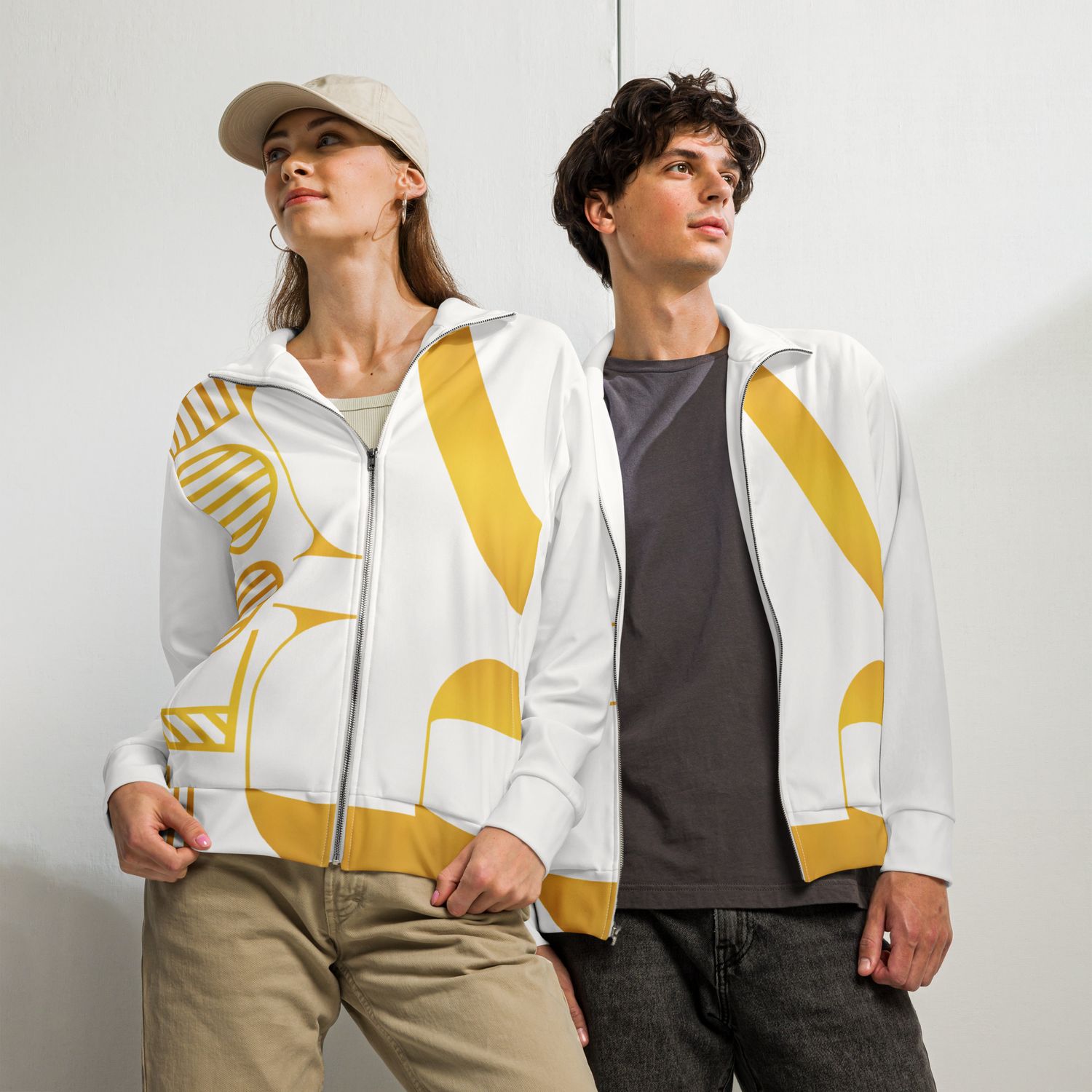 The Floor62 Inverted Logo Unisex track jacket