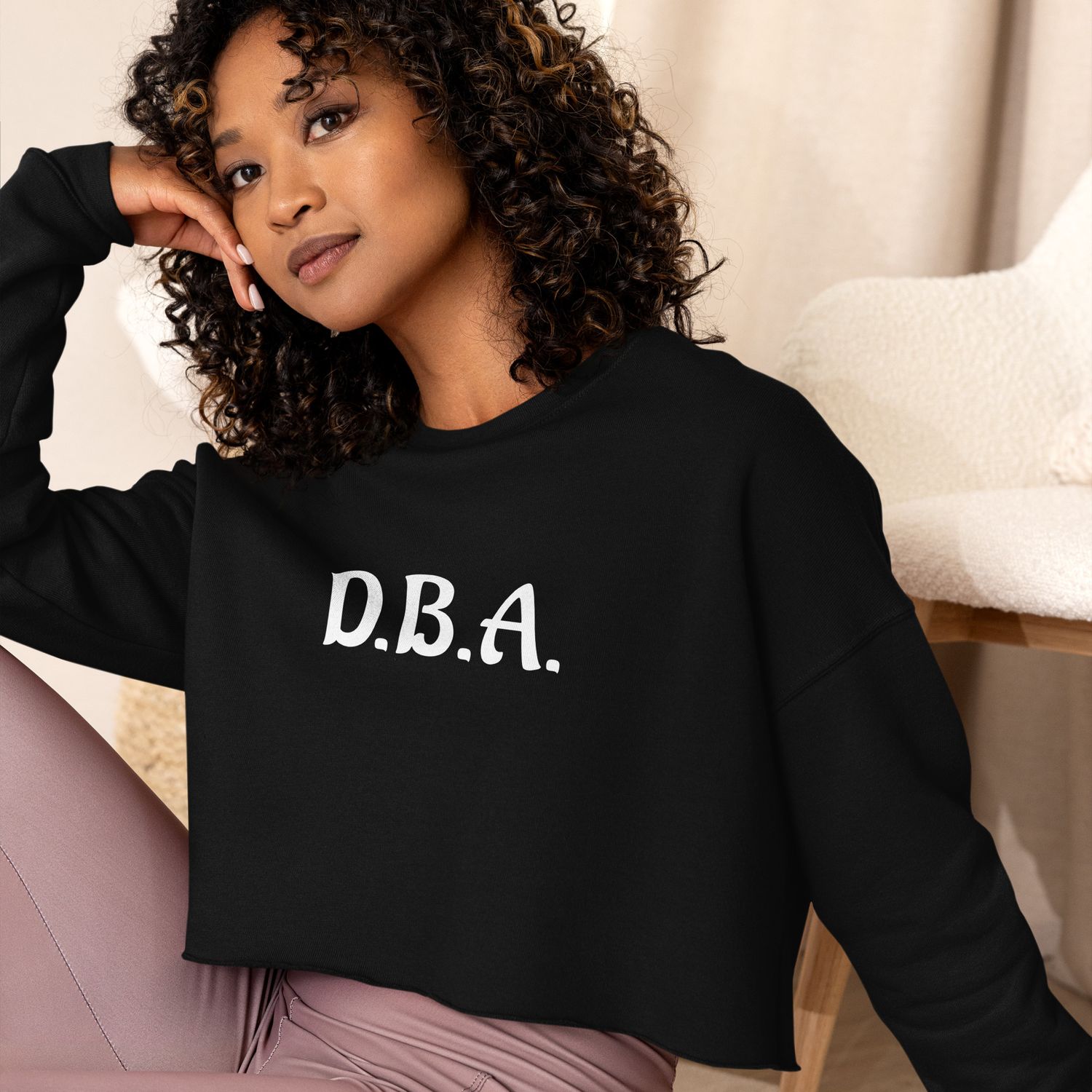 The Official D.B.A. Crop Sweatshirt