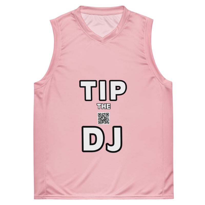 The &quot;Tip The DJ&quot; basketball jersey (Pink)