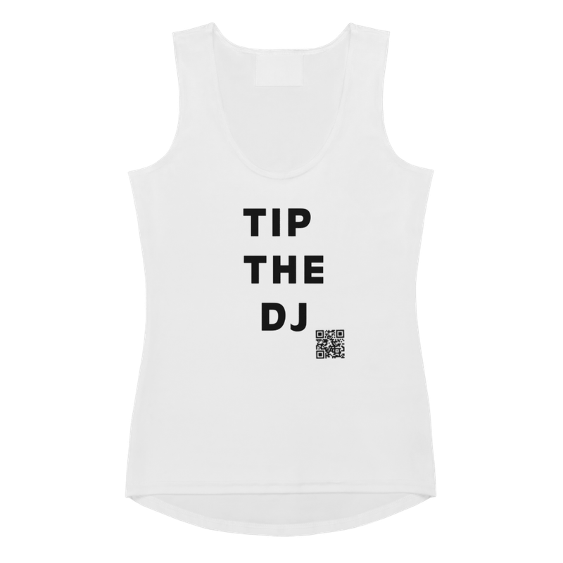 The &quot;Tip The DJ&quot; Tank Top (Female DJ edition) 