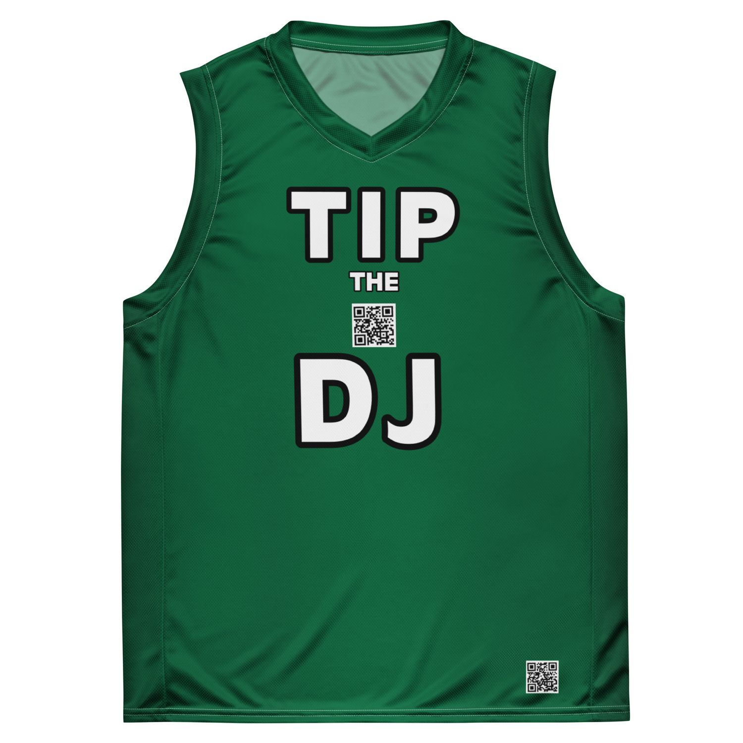 The &quot;Tip The DJ&quot; Basketball Jersey (Green)