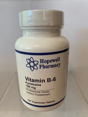 Vitamin B-6 100mg #100 vegetarian tabs