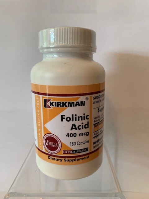 Folinic Acid 400mcg #180 caps