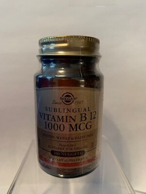Sublingual Vitamin B12 1000mcg #100 nuggets