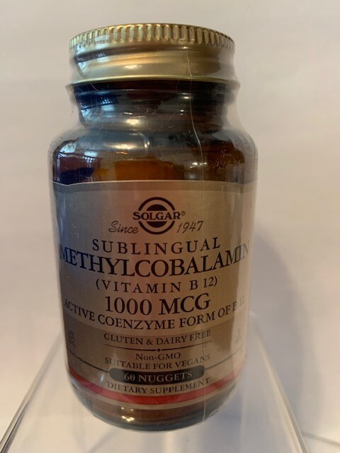 Sublingual Methlycobalamin 1000mcg #60 nuggets