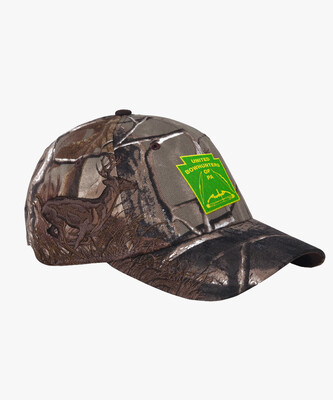 United Bowhunters of PA Dri Duck Running Buck Structured Mid-Profile Hat (Other Color Options Available)