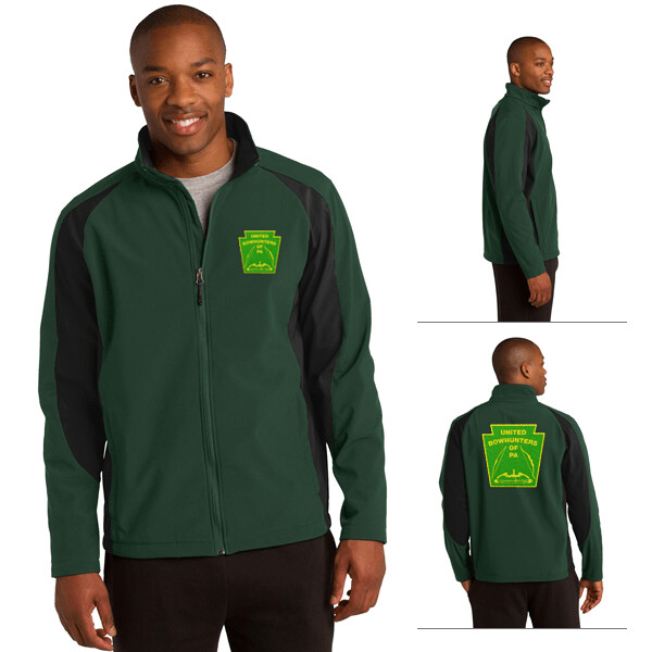 United Bowhunters of PA Colorblock Soft Shell Jacket
