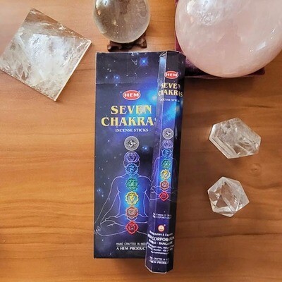 Hem Incense Sticks: Seven Chakras
