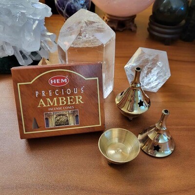 Hem Incense Cones: Precious Amber