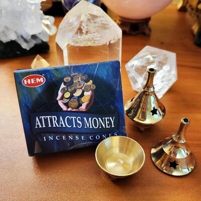 Hem Incense Cones: Attracts Money