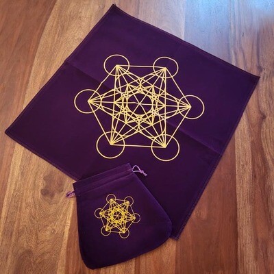Metatron Table Cloth and Matching Pouch