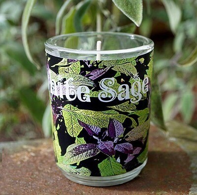White Sage Candle and Votives