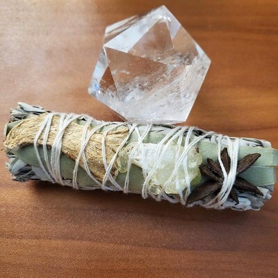 Star Anise, White Sage, Ginger and Copal Smudging sticks
