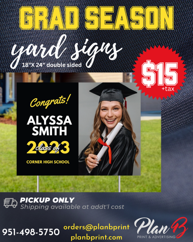 Grad Yard Sign