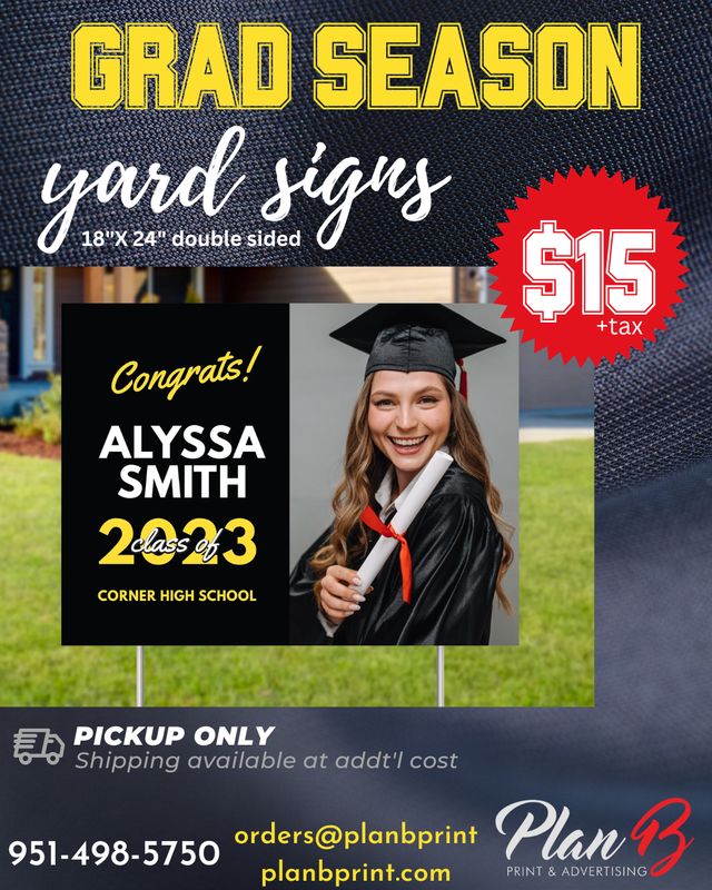 Grad Yard Sign Grad Yard Sign