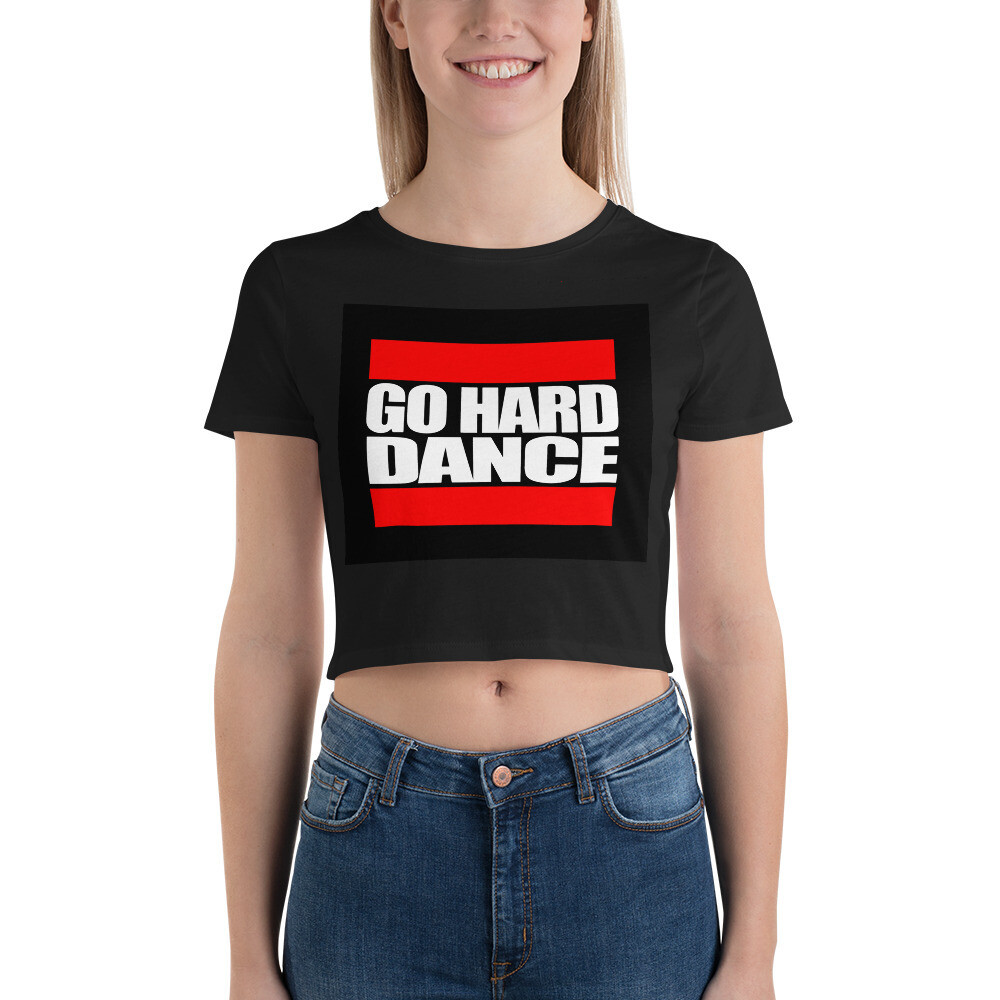 Women’s Crop Tee, Color: Black, Size: XS/SM