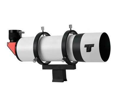 TS-Optics 80 mm Winkelsucher und Leitrohr mit 90° Einblick - 1.25" und T2 Anschluss
