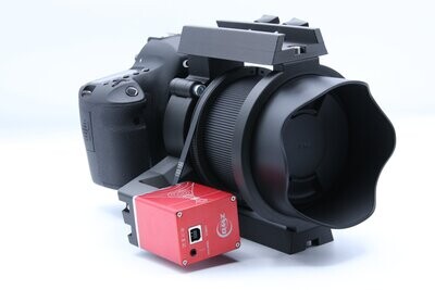 EAF Motoranbaukit mit Schelle, Schiene und Sucherschuh für Sigma Art 85mm Objektiv