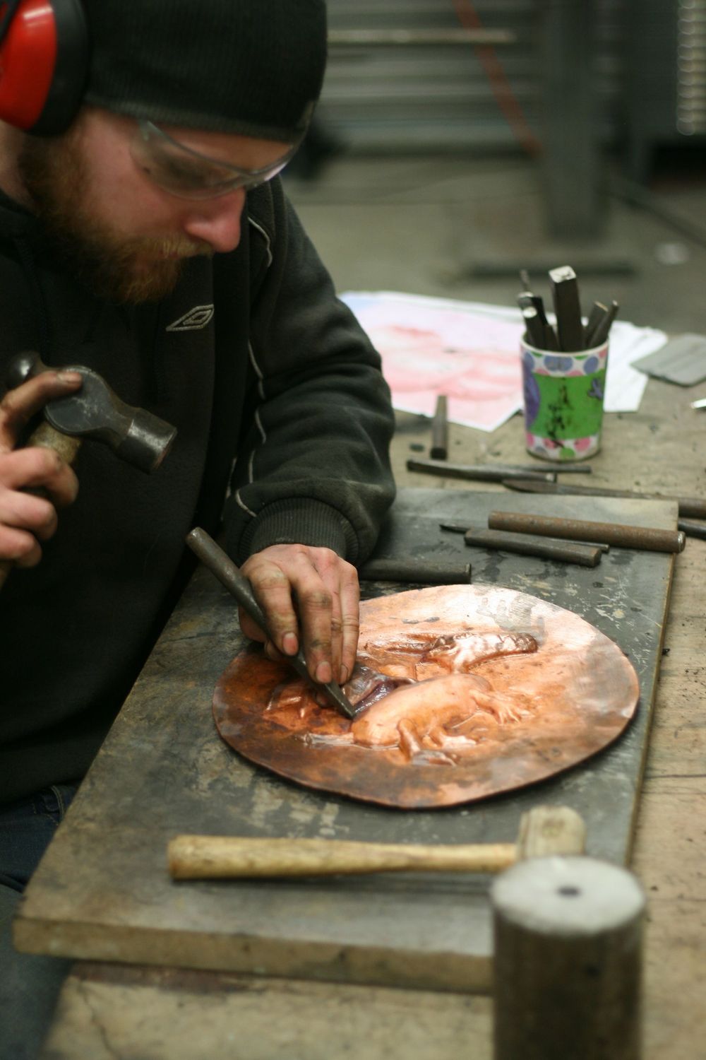 Copper Repousse