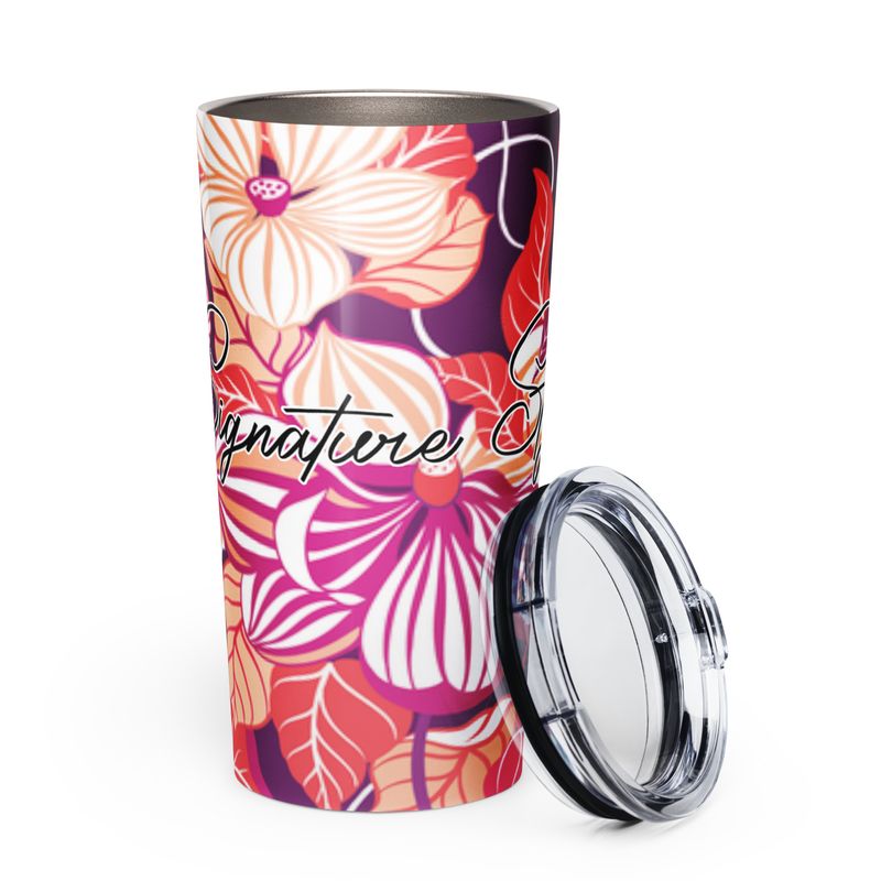 Tapered stainless steel tumbler