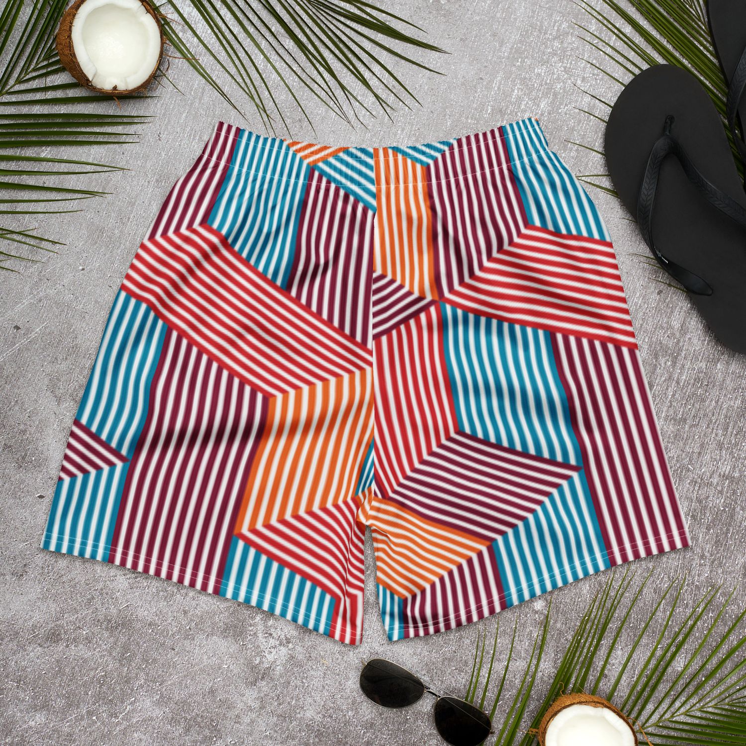 All-Over Print Unisex Athletic Long Shorts