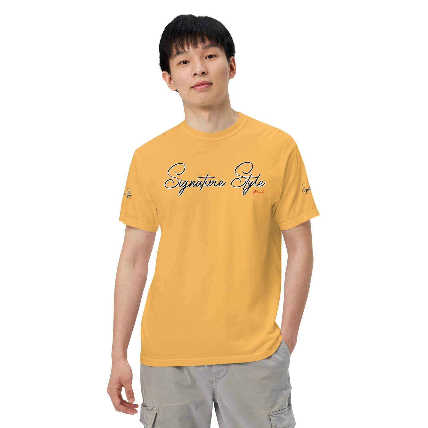 Unisex garment-dyed heavyweight t-shirt