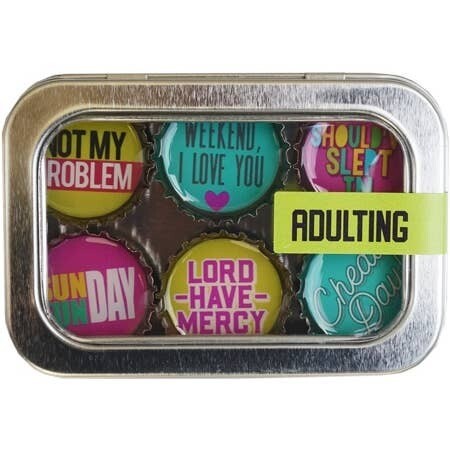 Designer Bottle Cap Magnets Adulting