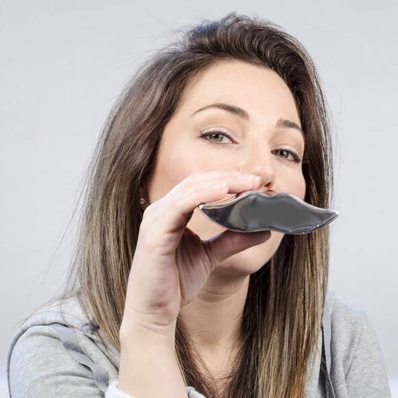 Mustache Pocket Flask