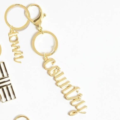 Gold Town &amp; Country Keychains