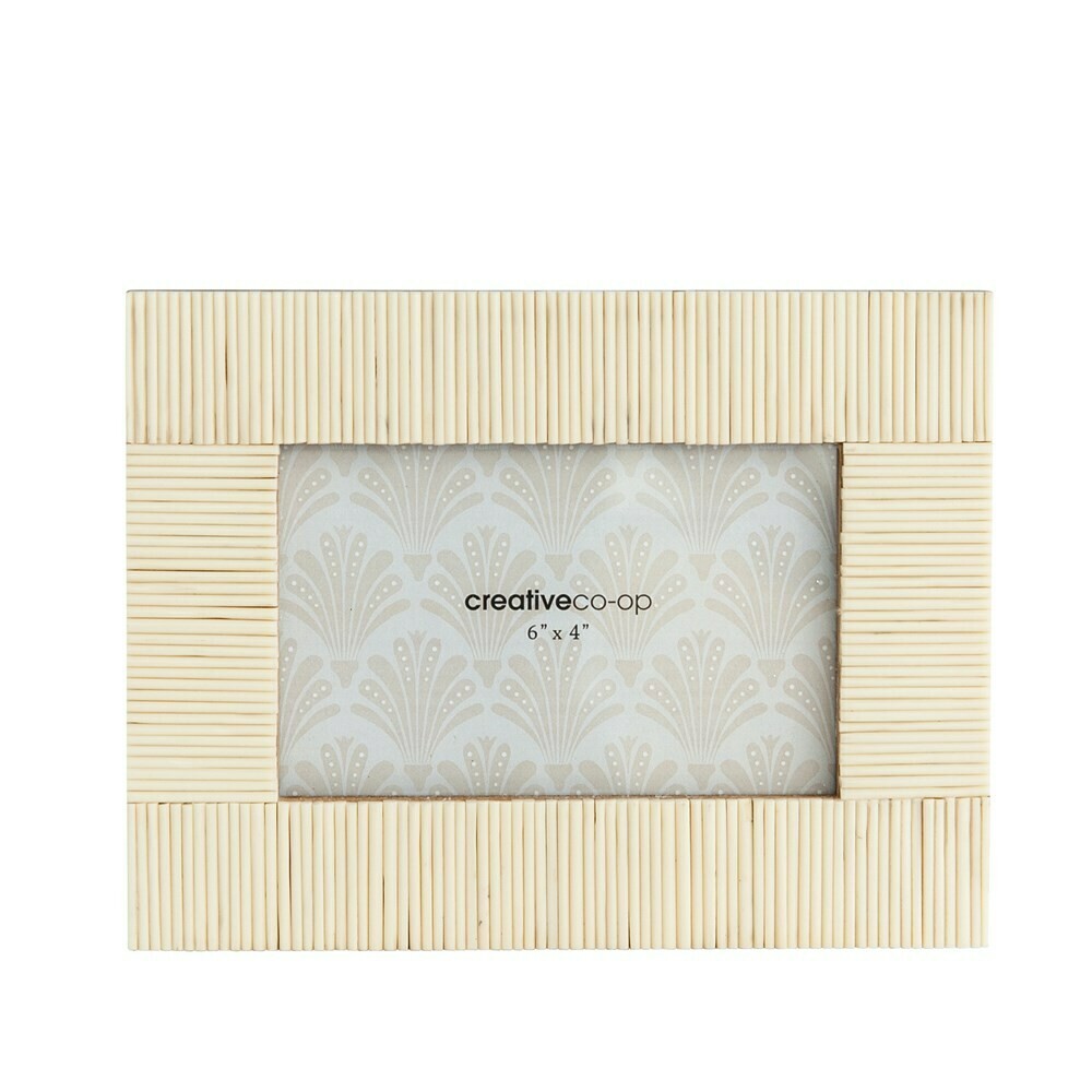 White Textured Resin 4x6 Photo Frame