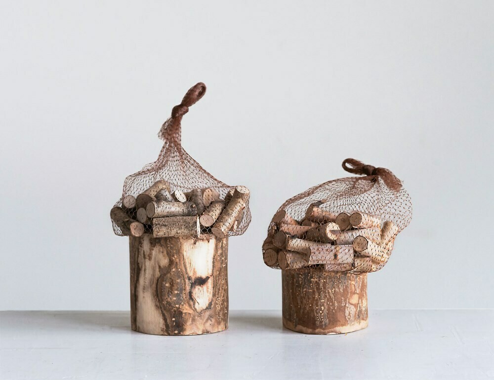 2" Birch Branches- Bag Of 25ish