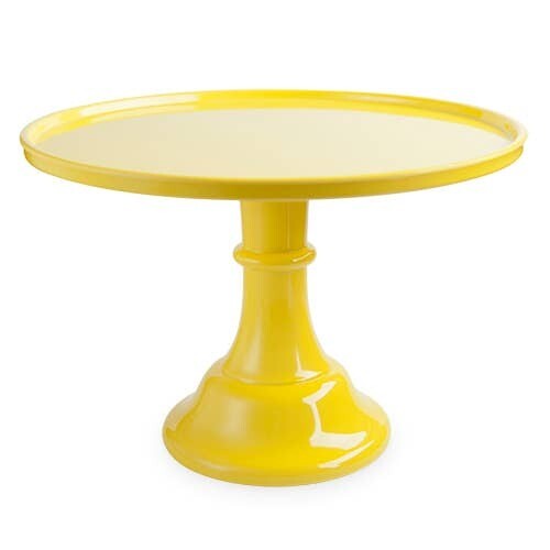Melamine Cake Stand Yellow
