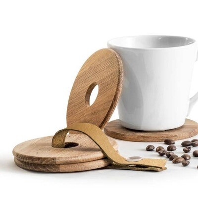 Oak Mug Coasters