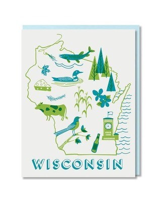 Wisconsin State Love Box Card Set